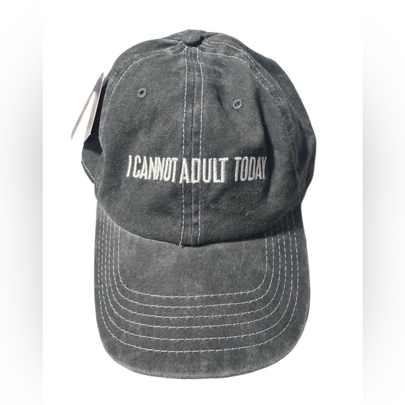 Primitives by Kathy Black Hat - I Cannot Adult Today - Picture 1 of 3
